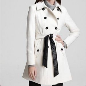 DKNY Camel block Wool Trench Coat Size 6